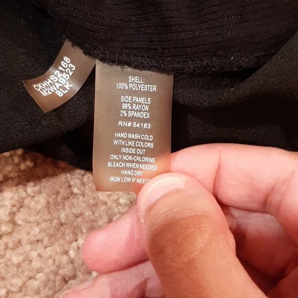 Calvin Klein Black Button-Down Shirt (Small) - Picture 10 of 10